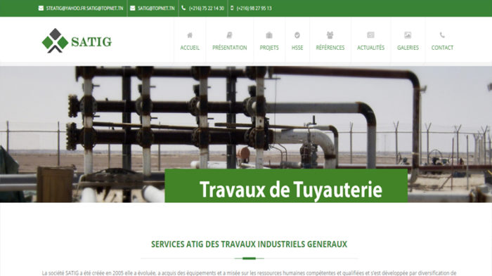 creation site web tunisie