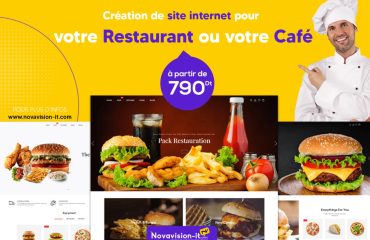 Création de site internet pour votre café et restaurant