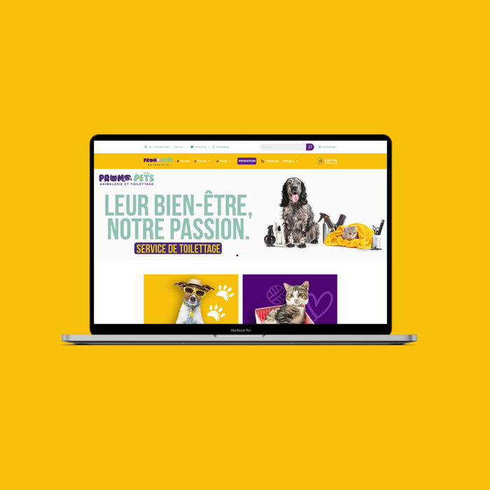 CRÉATION SITE E-COMMERCE – ANIMALERIE PROMOPETS CRÉATION SITE E-COMMERCE – ANIMALERIE PROMOPETS