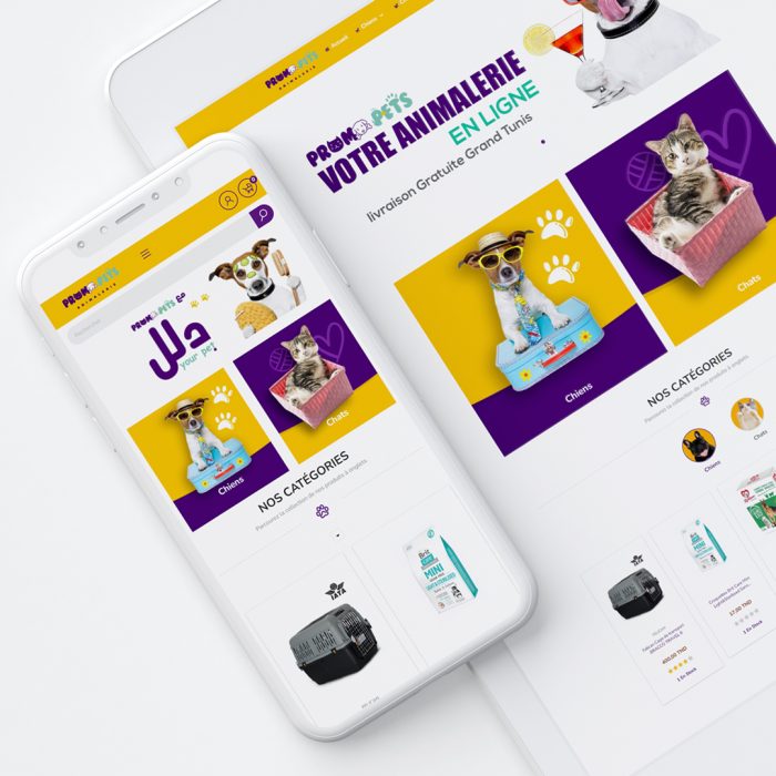 creation site e-commerce animalerie promopets