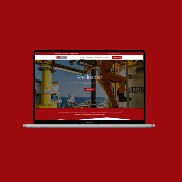 CRÉATION DU SITE VITRINE – AM-Inspec