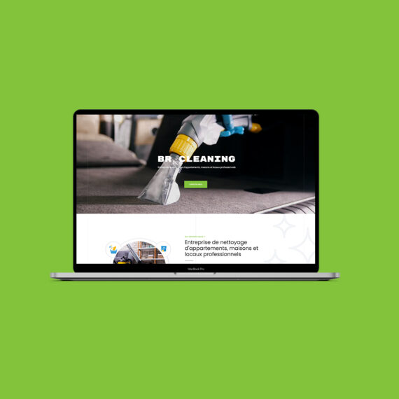 "CRÉATION CRÉATION DU SITE VITRINE – BRCLEANING BELGIQUE
