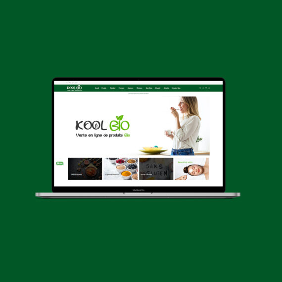 "CRÉATION CRÉATION SITE E-COMMERCE – KOOLBIO