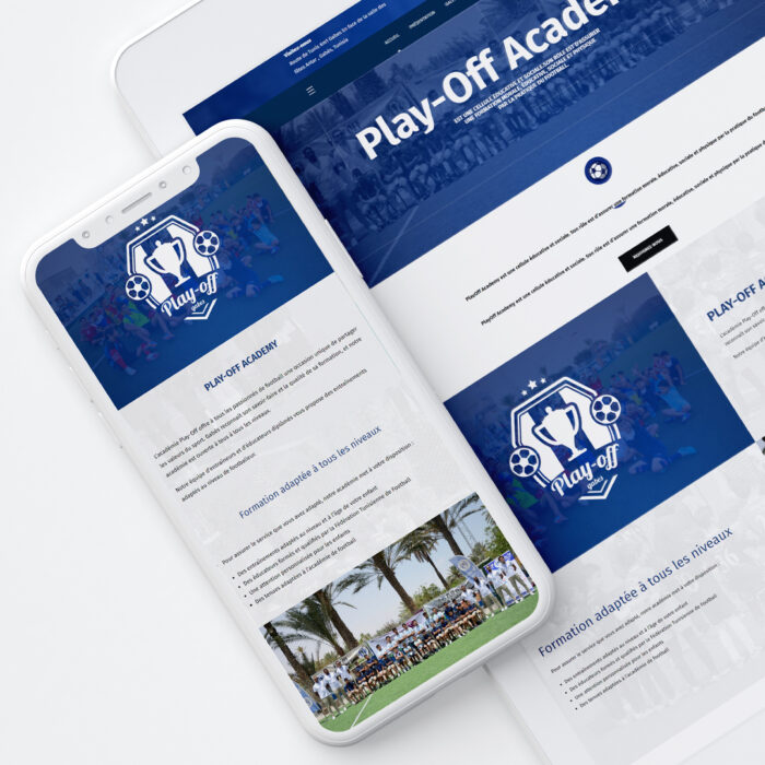 CRÉATION DU SITE VITRINE – PlayOff Academy