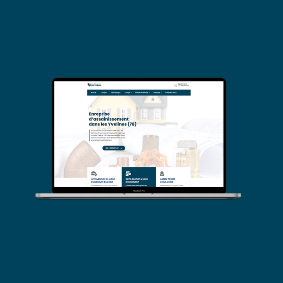"creation-site-vitrine-assainissementdesyvelines-france" Création site vitrine Enreprise d’assainissement dans les Yvelines - France