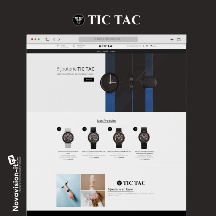 création-site-ecommerce-bijouterie-tic-tac Création du site e-commerce pour la bijouterie