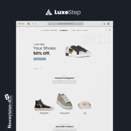 Création du site e-commerce Luxe Step Canada