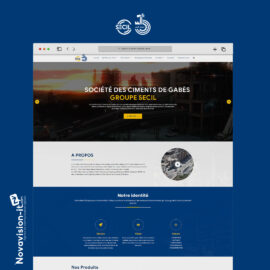 création-site-internet-La-Société-des-Ciments-de-Gabès Création du site internet pour la Société des Ciments de Gabès.